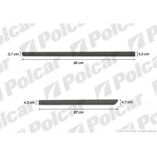 Накладки боковые компл. для Opel CORSA/COMBO B